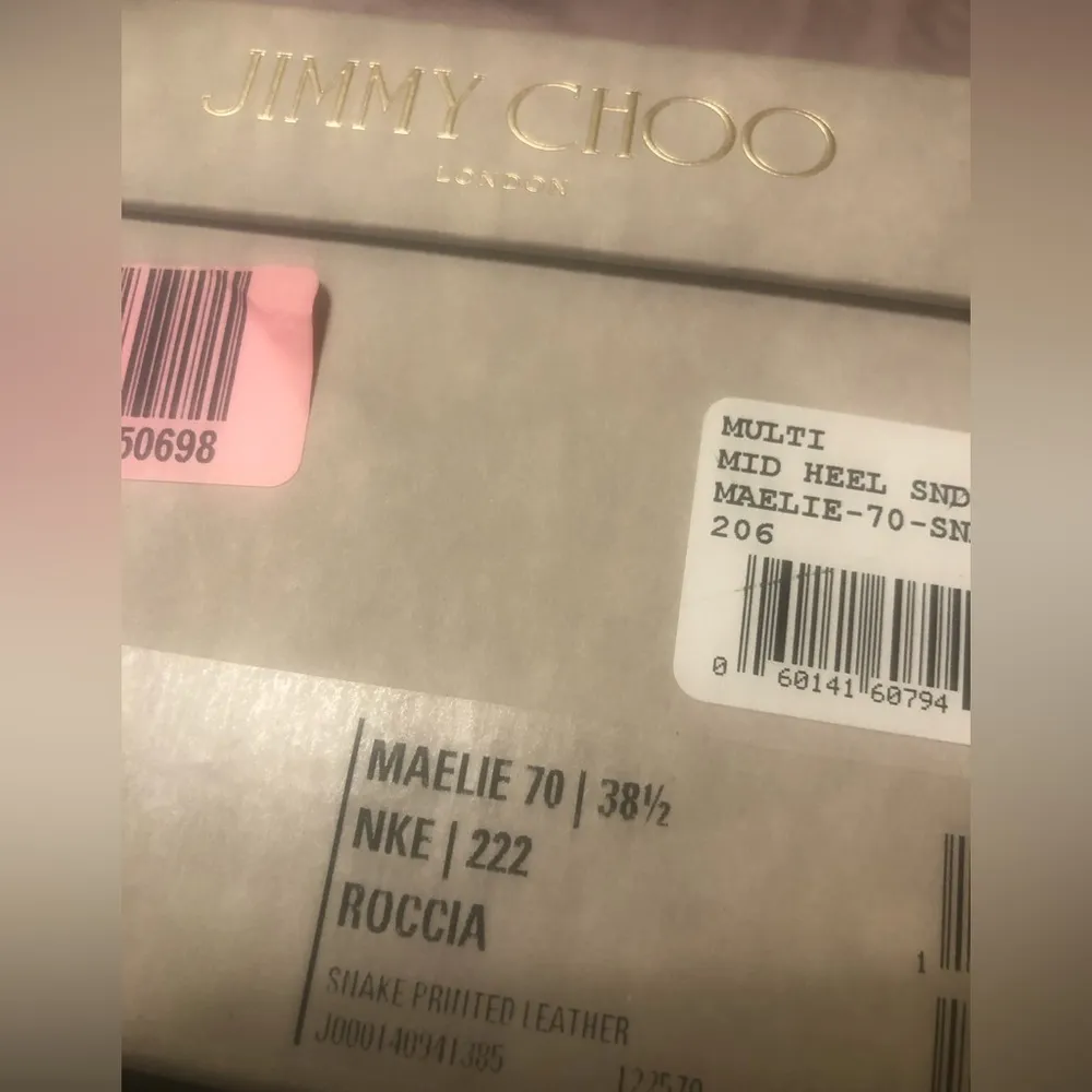 JIMMY CHOO Maelie 70 Leather Thong Sandals - Image 9