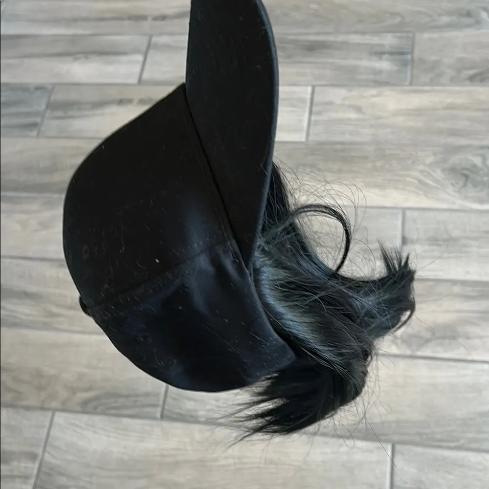 Black Wig Hat - Image 2