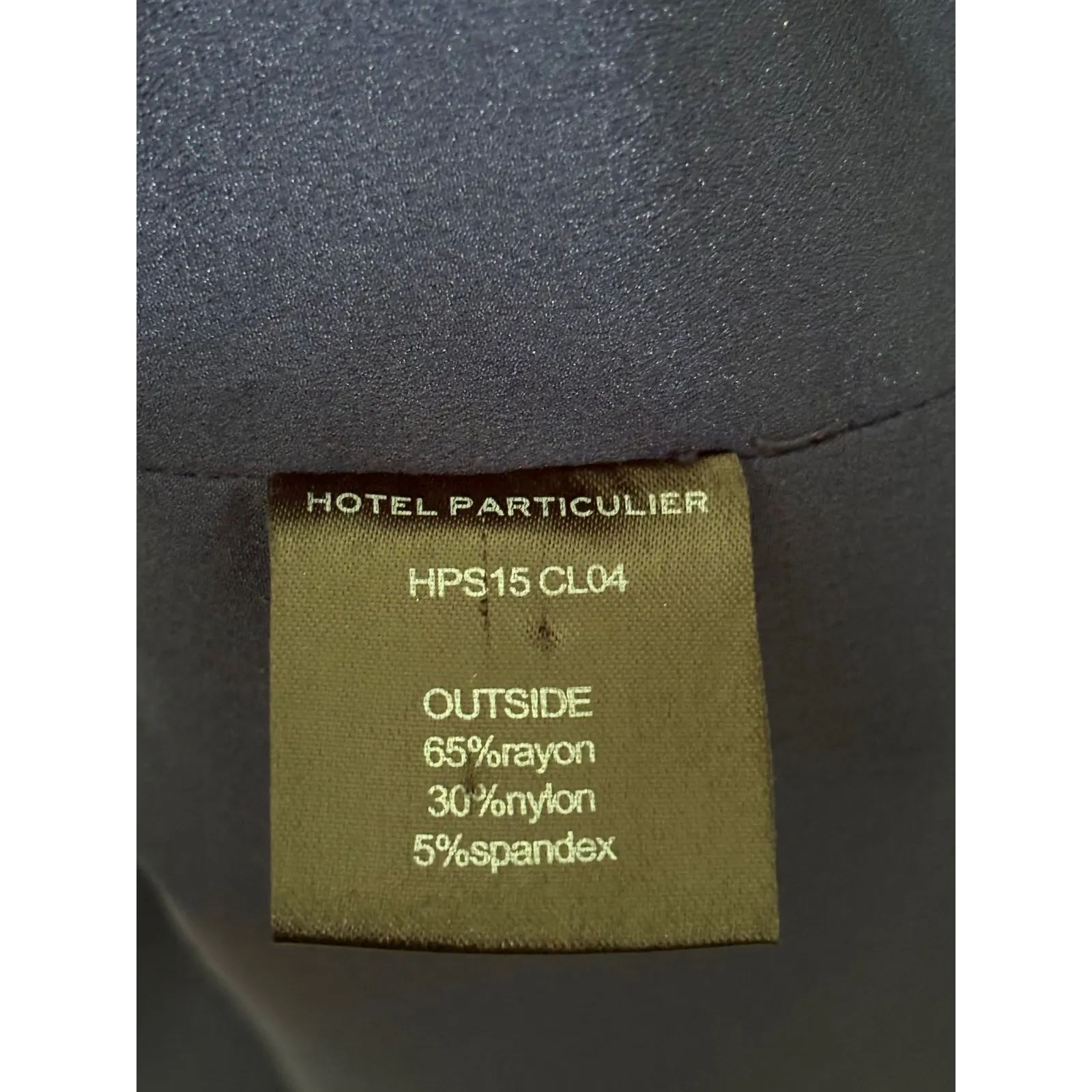 Hotel Particulier Trench Coat Belted Double Breasted Navy Blue Jacket‎ M Size M - Image 6