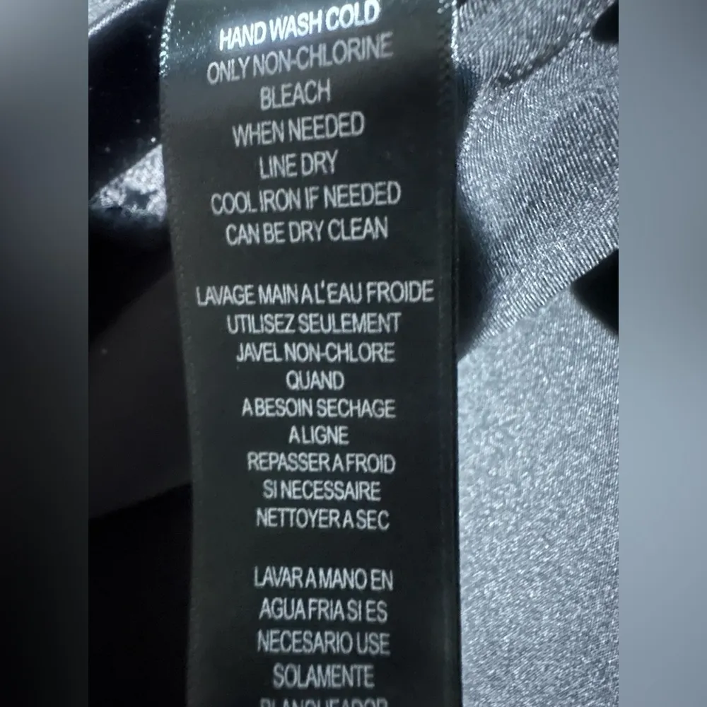 MaxandChloe black tuxedo Sleeveless Dress with lace overlay sz 12 - Image 7