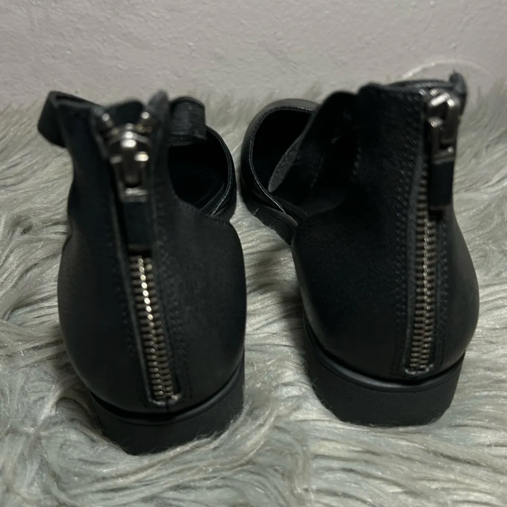 Eileen Fisher Leather Ankle Strap Flats Size 9 - Image 7