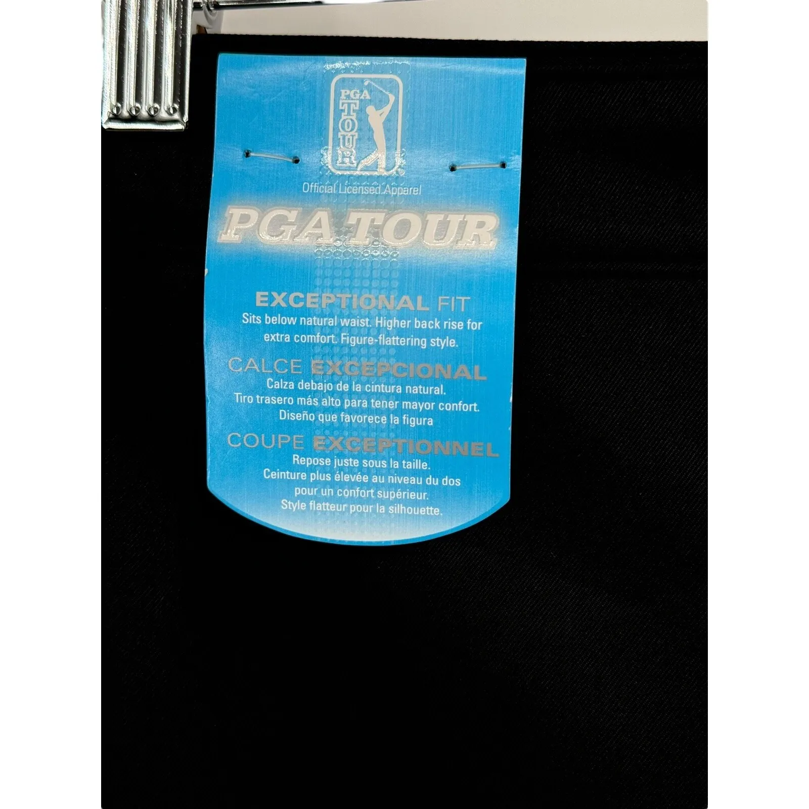 PGA TOUR Golf Skort Women's 16 Black Sunflux & Dryflux protection NWT Sport - Image 6