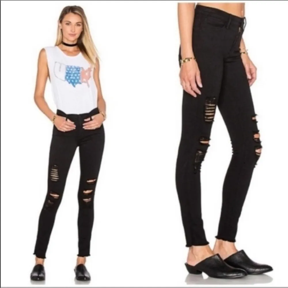 NWT frame le skinny de jeanne noir jefferson jeans - Image 3