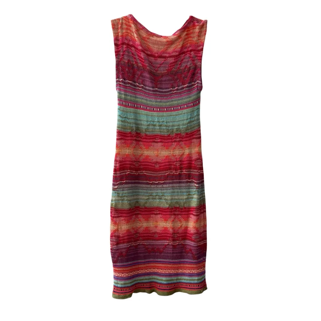 LAUREN Ralph Lauren Sleeveless Sweater Dress Women’s Size Small Retro Striped - Image 4