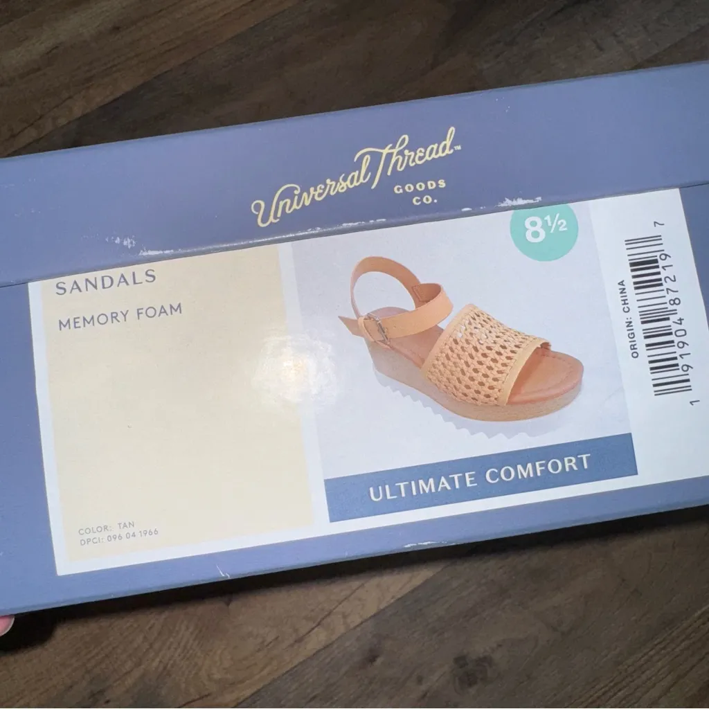 NEW universal thread wedged sandals - Image 7