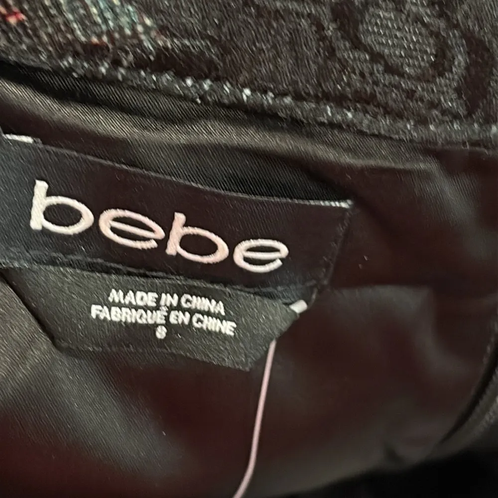 Bebe EMB Printed A-line Fall Floral Tapestry Skirt Size 8 NEW - Image 10