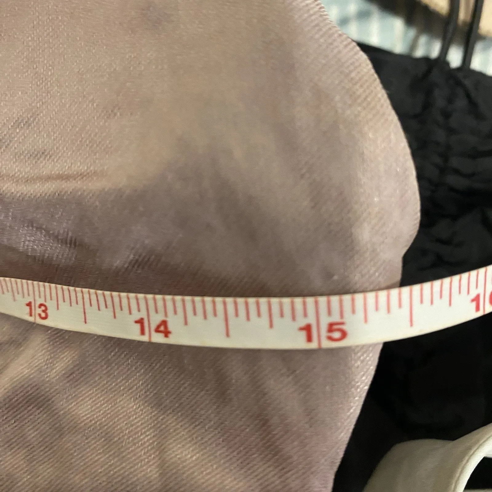 Vintage NICOLE MILLER V Neck Purple Metallic Crinkle Mini Party Dress Size 6 - Image 11