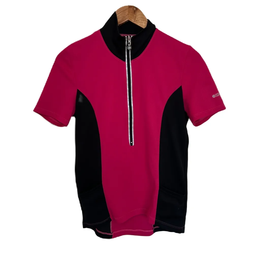 Aero‎ Tech Designs Women's Pink Short Sleeve Half Zip Cycling Jersey Medium - Image 3