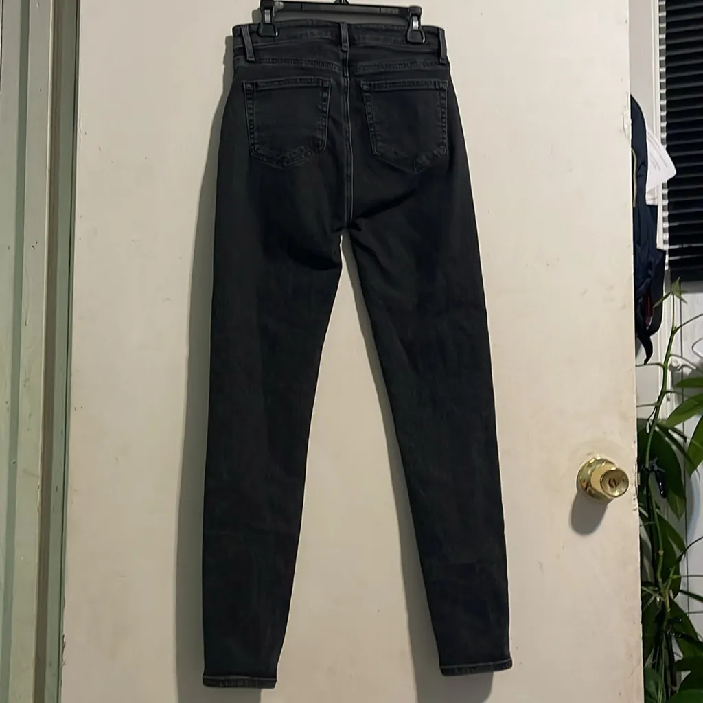 LOFT Black High Rise Jeans Modern Fit - Image 4