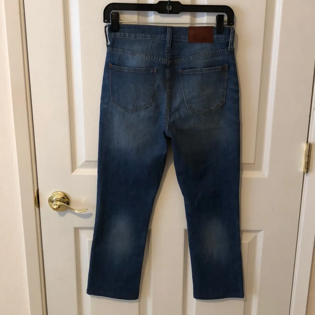 Madewell kick out crop jeans in thom wash - Image 6
