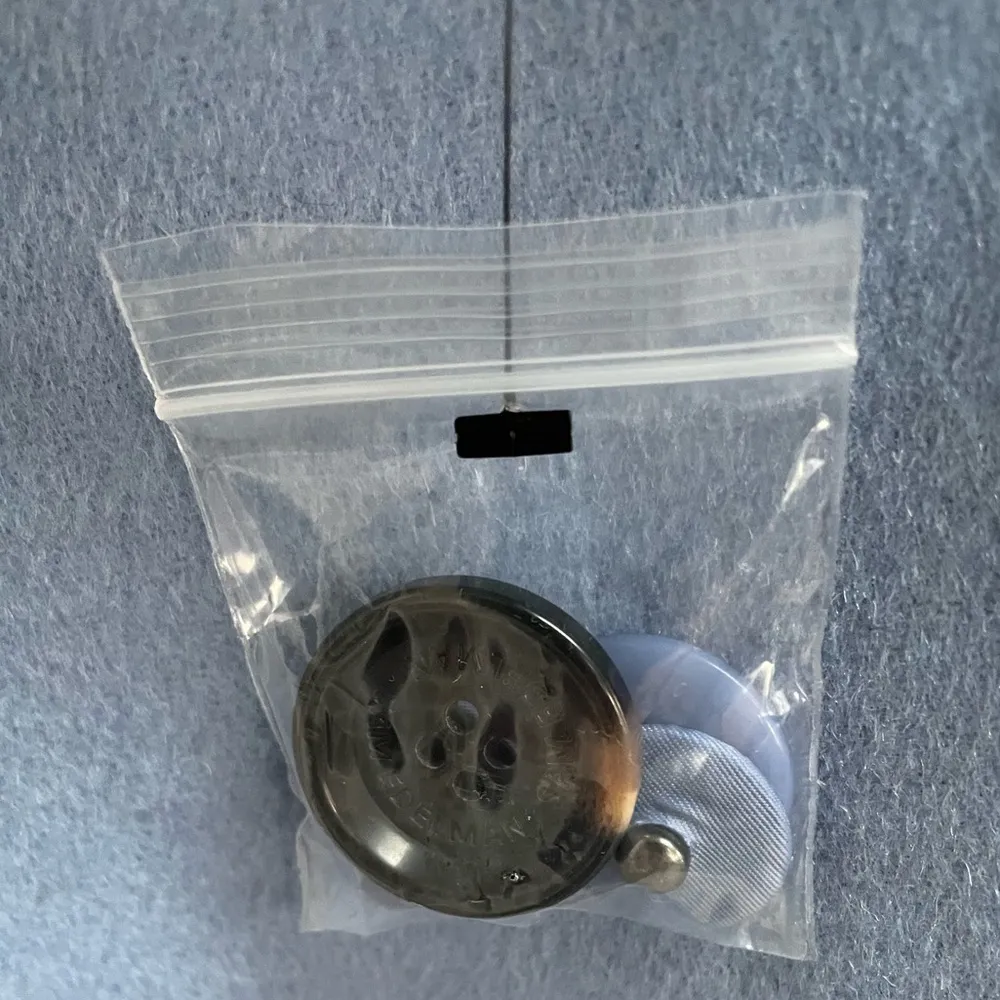 SAM EDELMAN Wool-Blend Double-Breasted Cutaway Coat in Sky Blue Size S NWT - Image 10