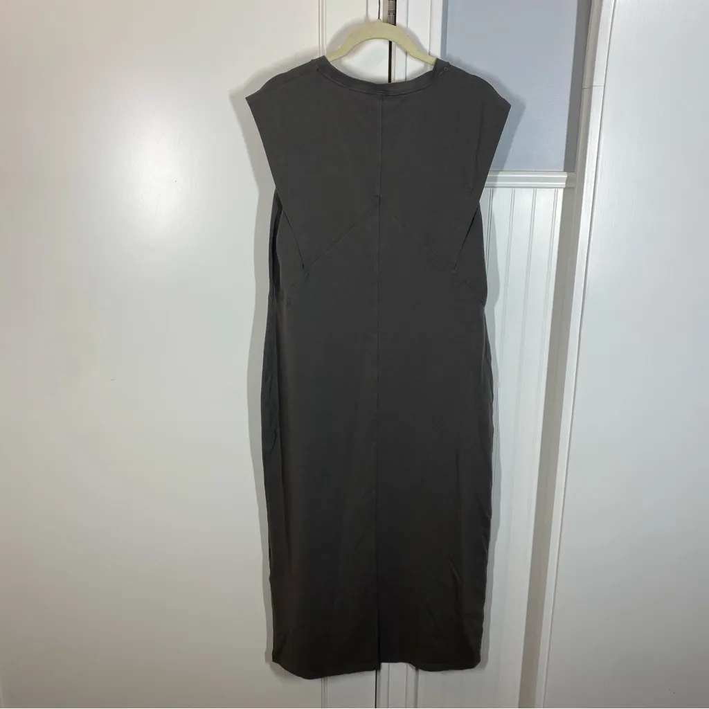 Public Rec GoTo Dress in light Grey Size large pima cotton Tencel‎ on the go Gray - Image 4