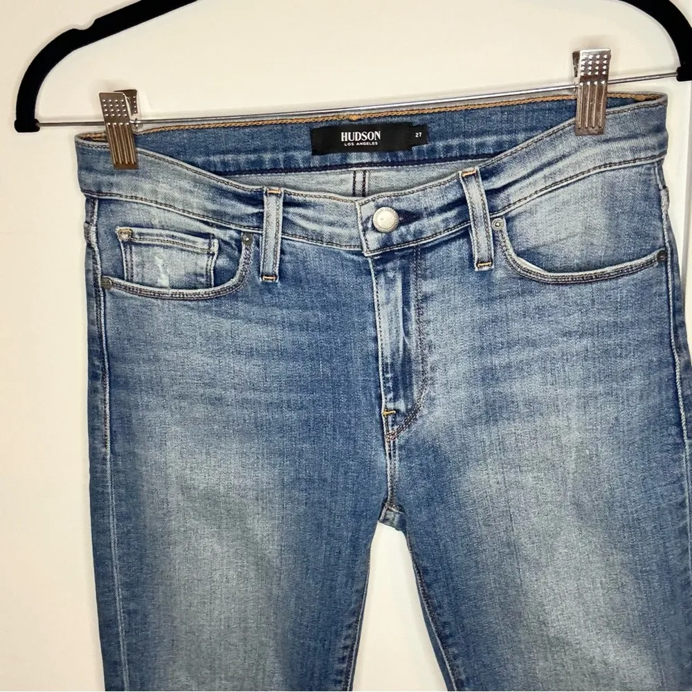 Hudson High Waisted Tally Skinny Medium Wash Jeans size 27 - Image 5