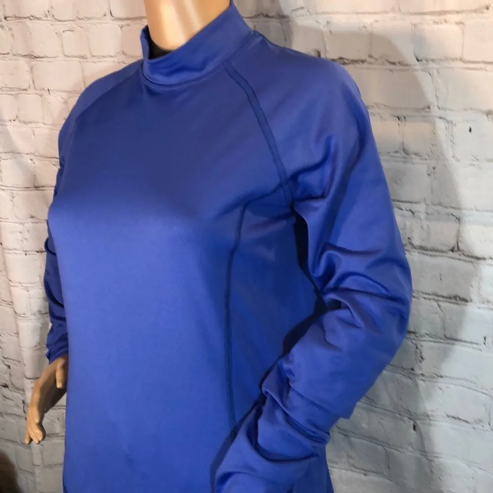 Reebok Mock Turtleneck Long Sleeve Workout Top L - Image 4