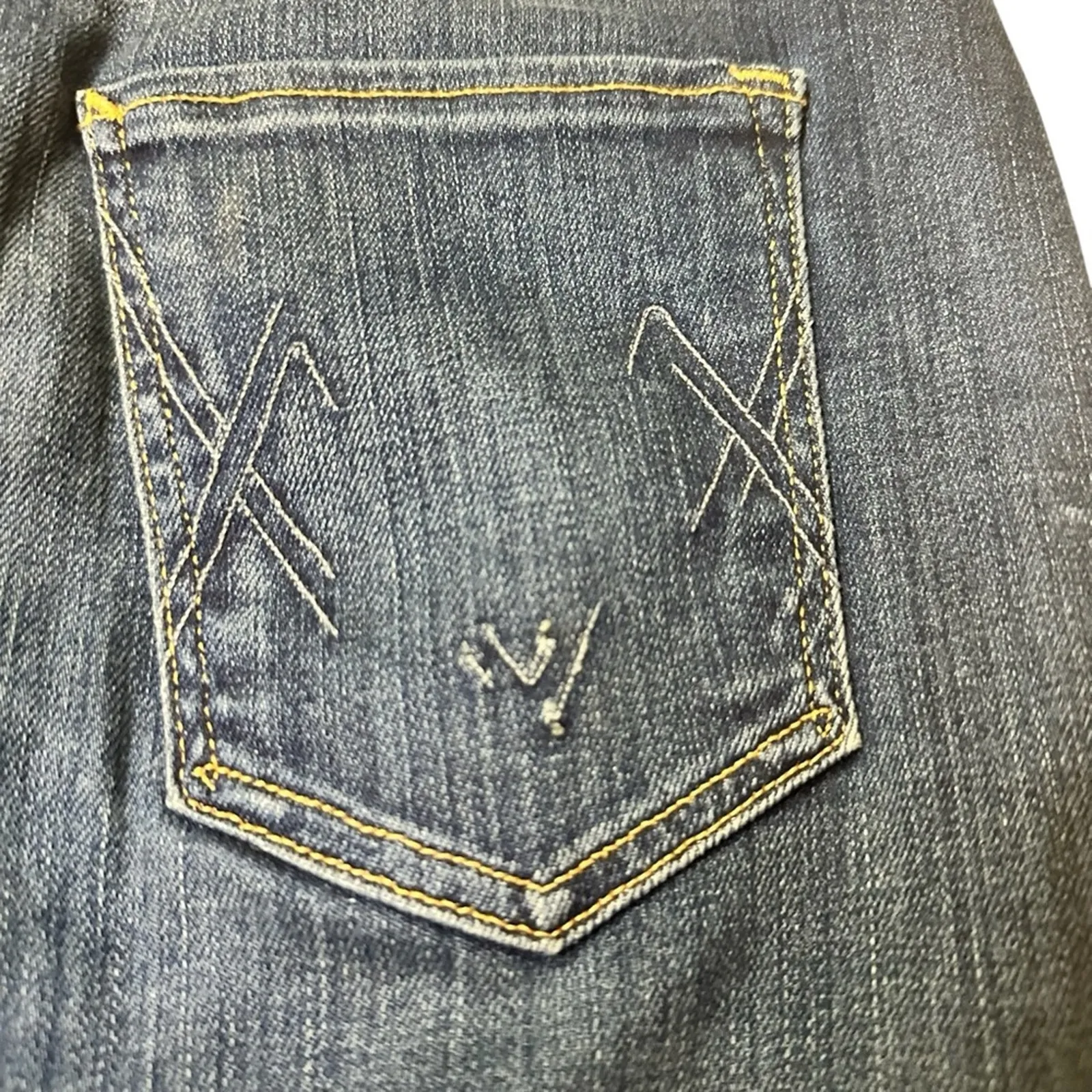 McGuire Denim Marino Slit Pencil Skirt - Size 27 - Image 7