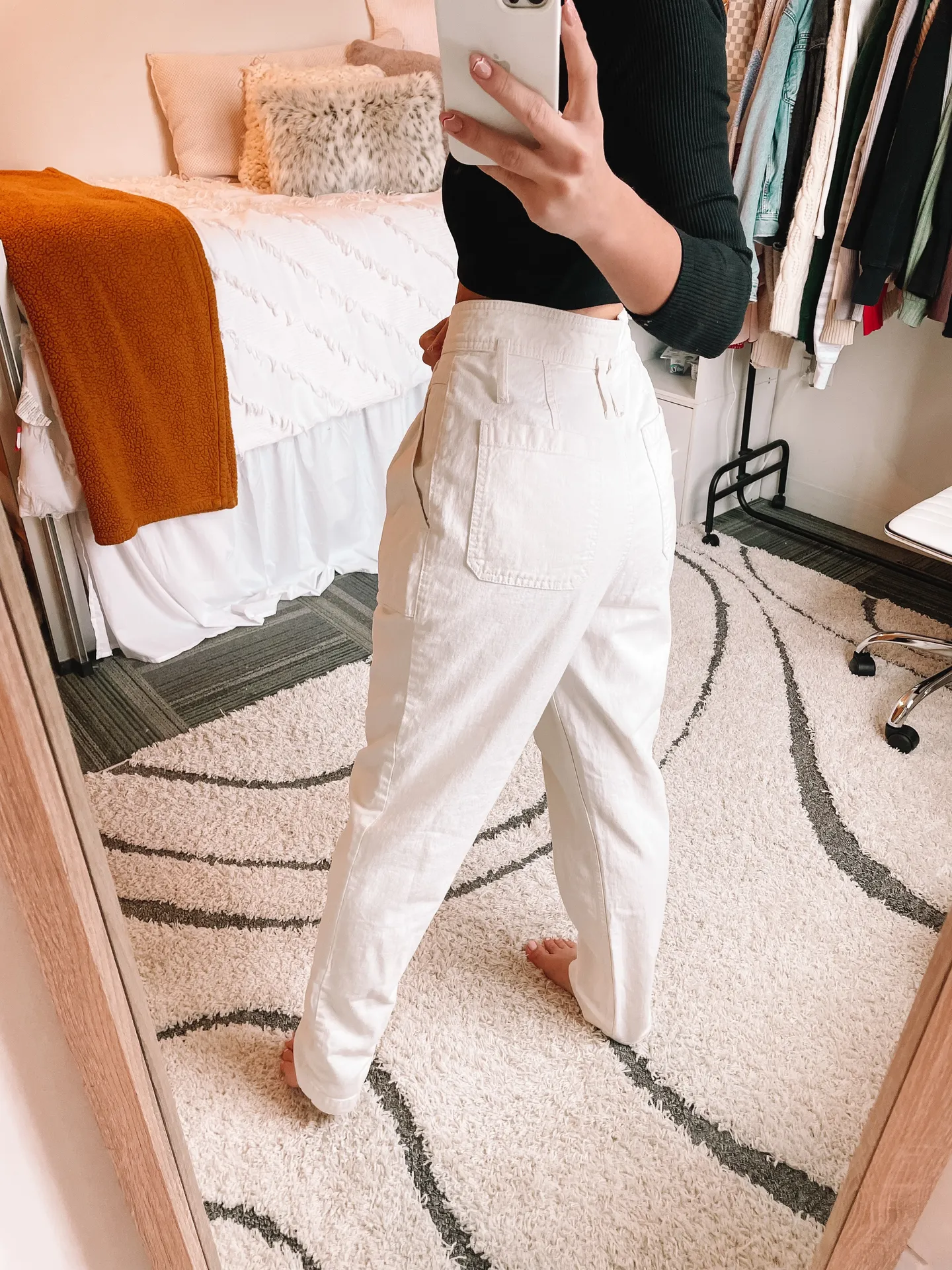 Cream High Rise Pants!! - Image 4