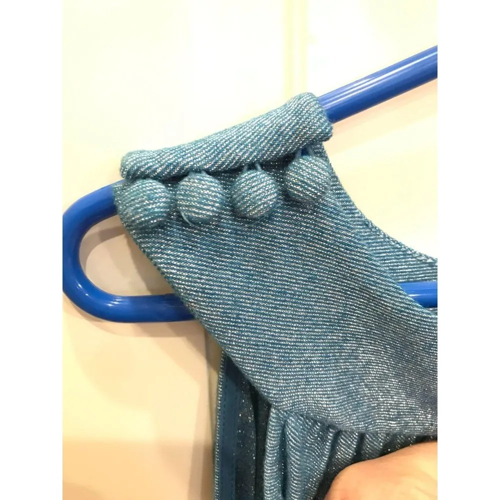 Free People Pleated Love Mini Dress blue purple sp - Image 10