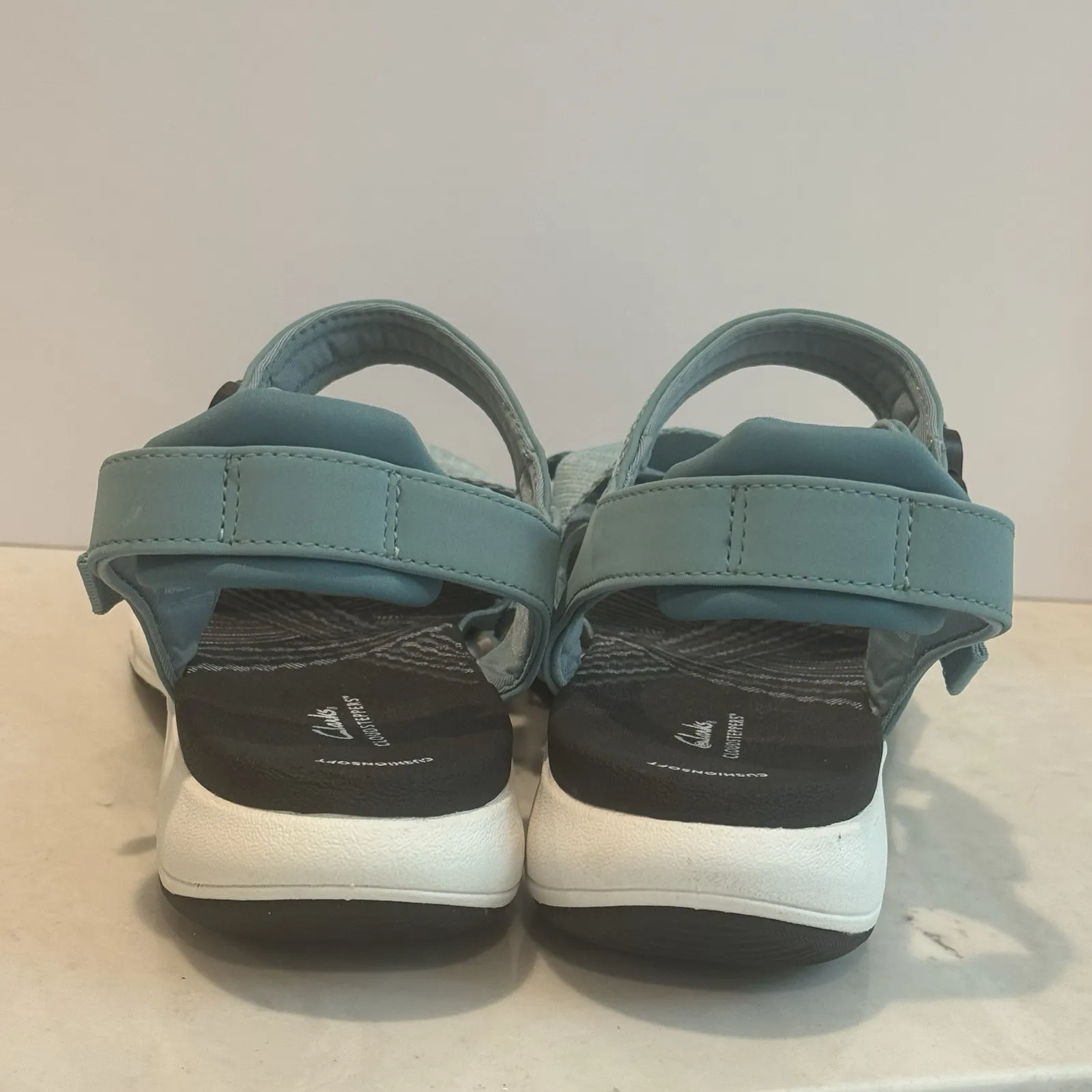 New CLARKS MIRA TIDE Blue Hook Loop Active Sandals Comfort SHOES WOMENS SZ 10 D - Image 7