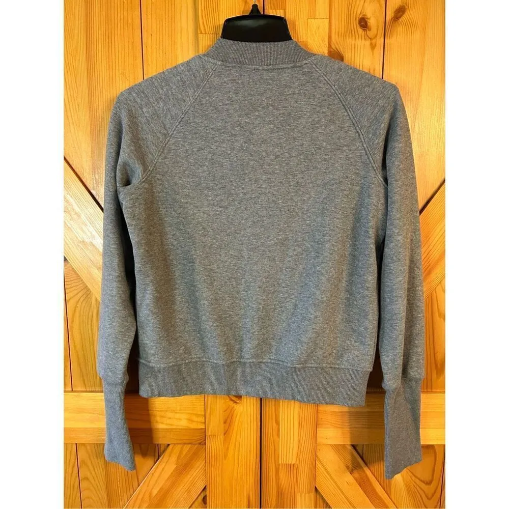 Mondetta Jacket Womens Small Full Zip Long Sleeve Thumb Holes Gray Pockets (0101 - Image 7