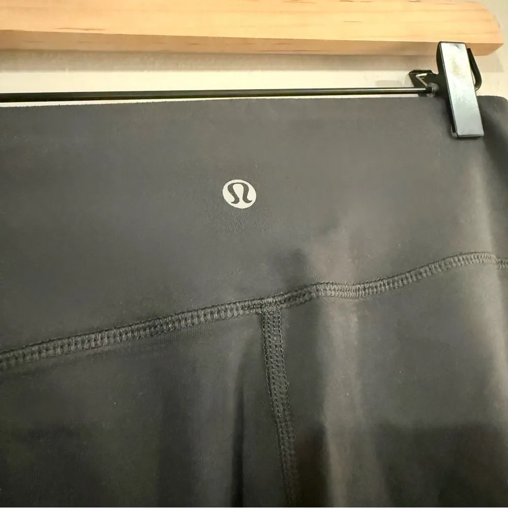 LULULEMON WONDER UNDER FULL LENGTH COLOR BLOCK LEGGINGS SIZE 4 - Image 3