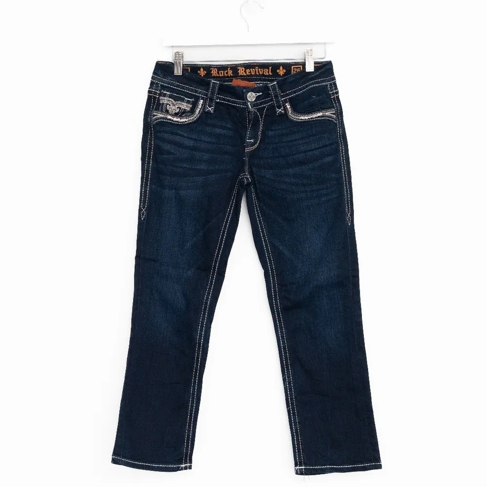 Rock Revival Yara Cuffed Stretch Capri Jeans - Image 2