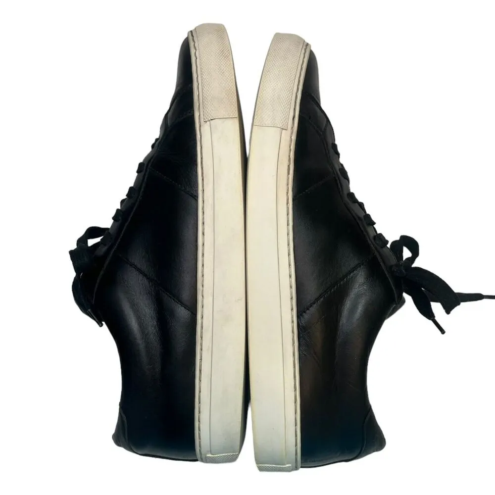 Greats Royale Leather Sneakers Black Women’s Size 9.5 Made in Italy - Image 7