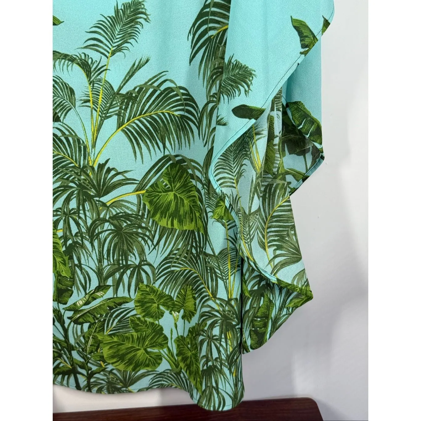 Ruby Rd Woman Paradise Palms tunic blouse Size 1X NWOT Blue - Image 7