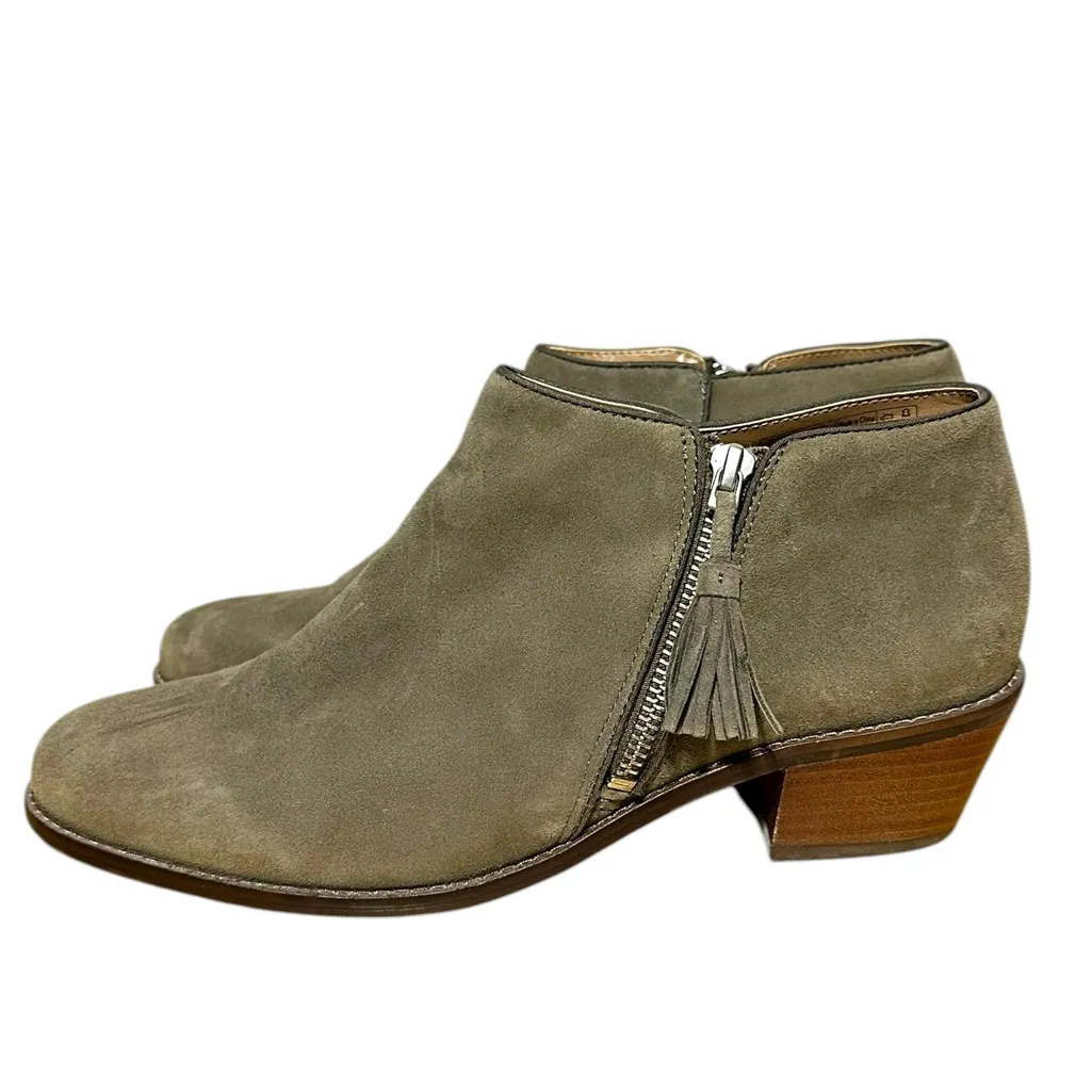 Vionic  Joy Serena Booties Griege Green 9 Like New - Image 2
