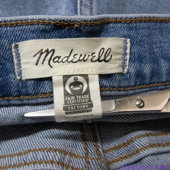 NEW Madewell High-Rise Flare Jeans in‎ Caine Wash, 29 - Image 15