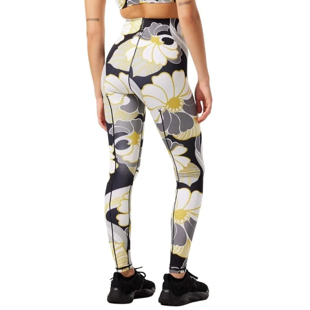 Savage X Fenty Hotline High Waist Legging in Yellow Floral, Size M​​​ Size M - Image 3
