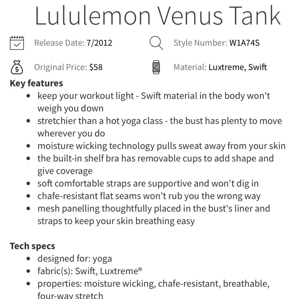 Lululemon RARE Venus Racerback Tank in Red - Image 4