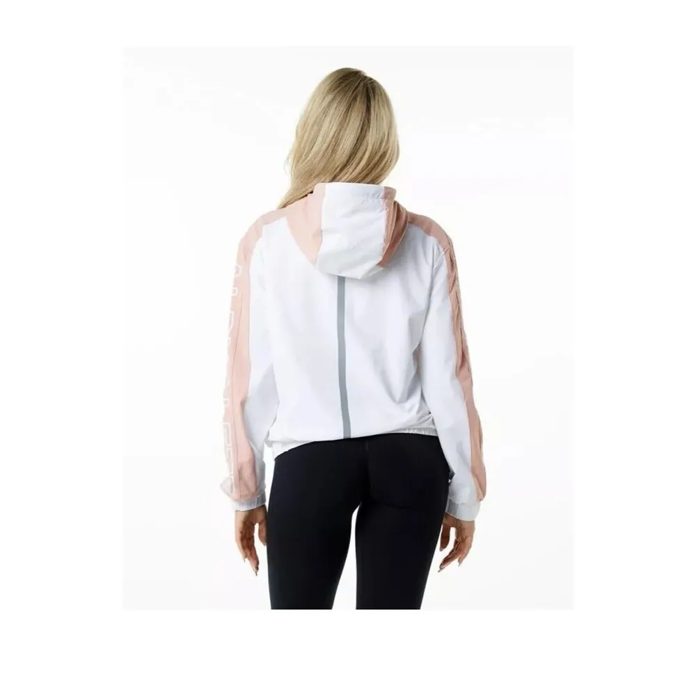 ALPHALETE Women’s EXP Tech Windbreaker- Himalayan Pink, Size Large - Image 3