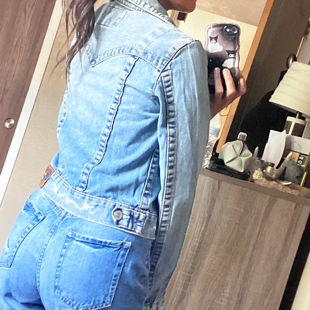 True Religion Y2k Jean jacket - Image 8