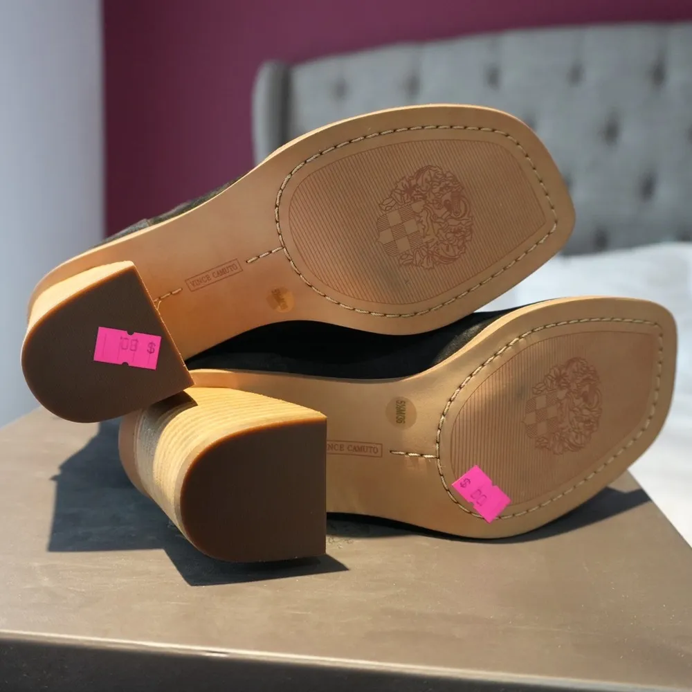 Vince Camuto Bebinder Open Toe Booties - Image 9