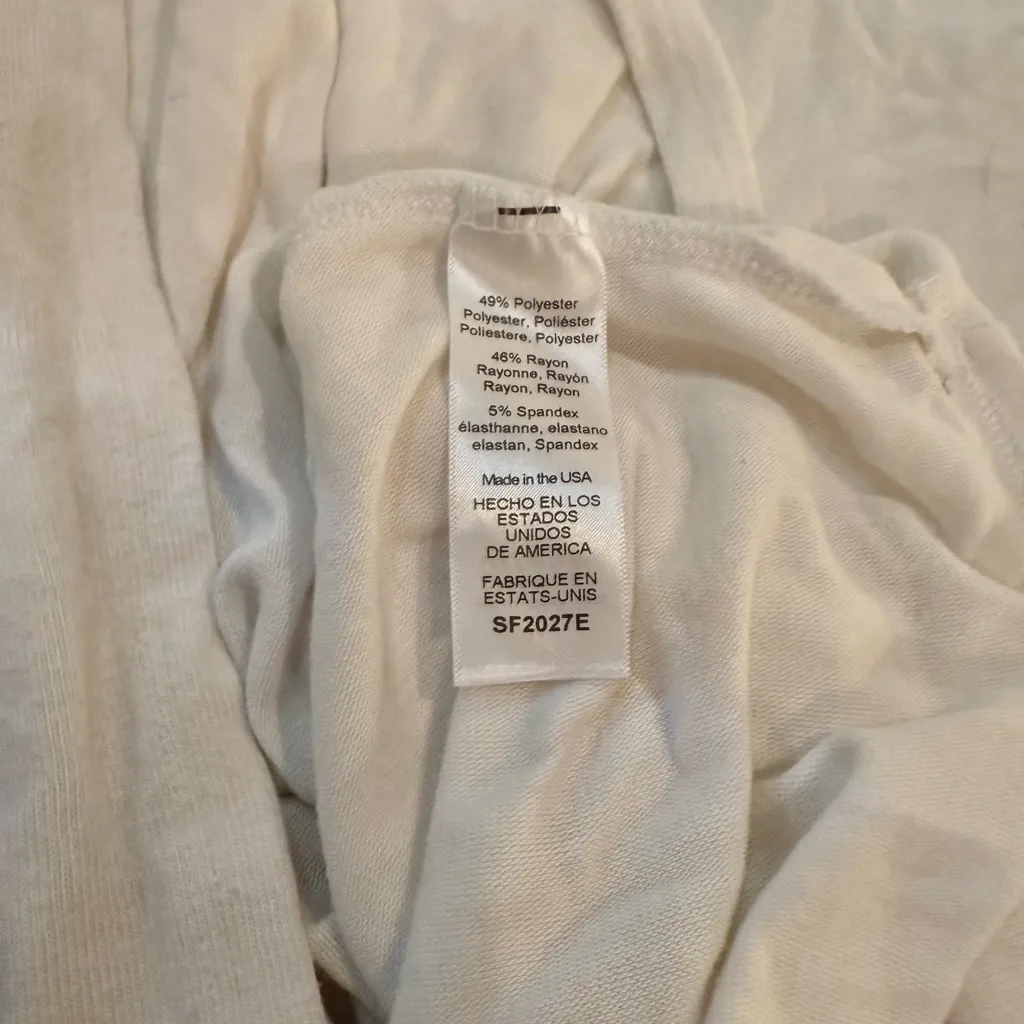 Michael Stars Ivory Tee - Dolman Sleeves - Image 9