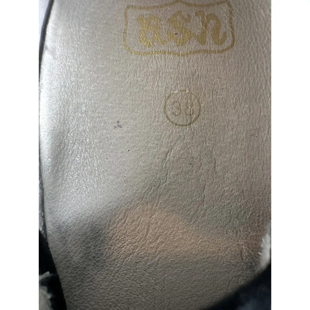 Ash Gull Black Floral Embroidered Sneakers Size 7.5 US 38 EU Women’s GUC #S84 - Image 6