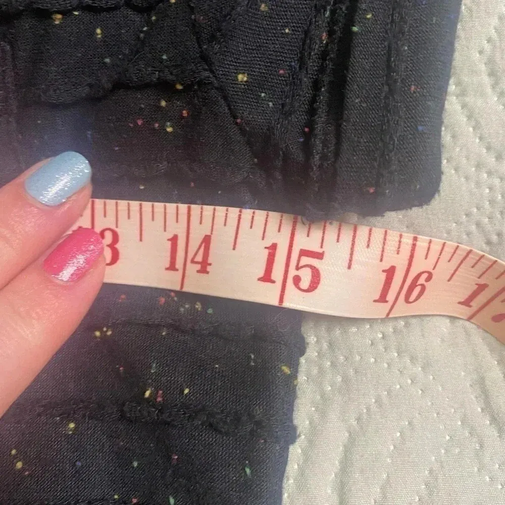 Yumi Kim for Anthropologie Black Multicolor Speckled Dress Size Small Fit &Flare - Image 5