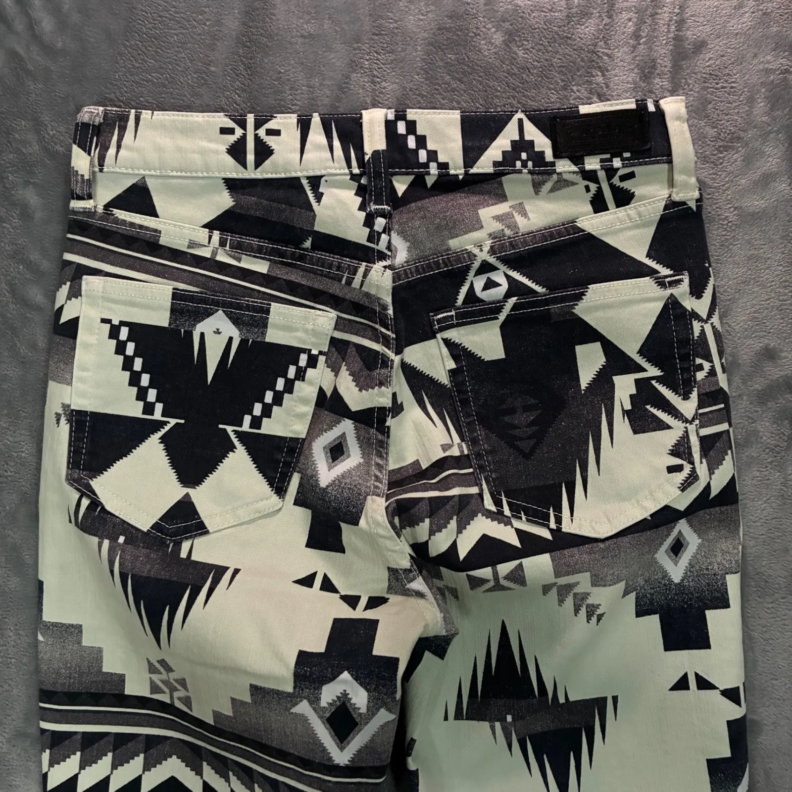 EUC Polo Ralph Lauren Tompkins Aztec Skinny High Rise Ankle Jeans Women's 26 - Image 4