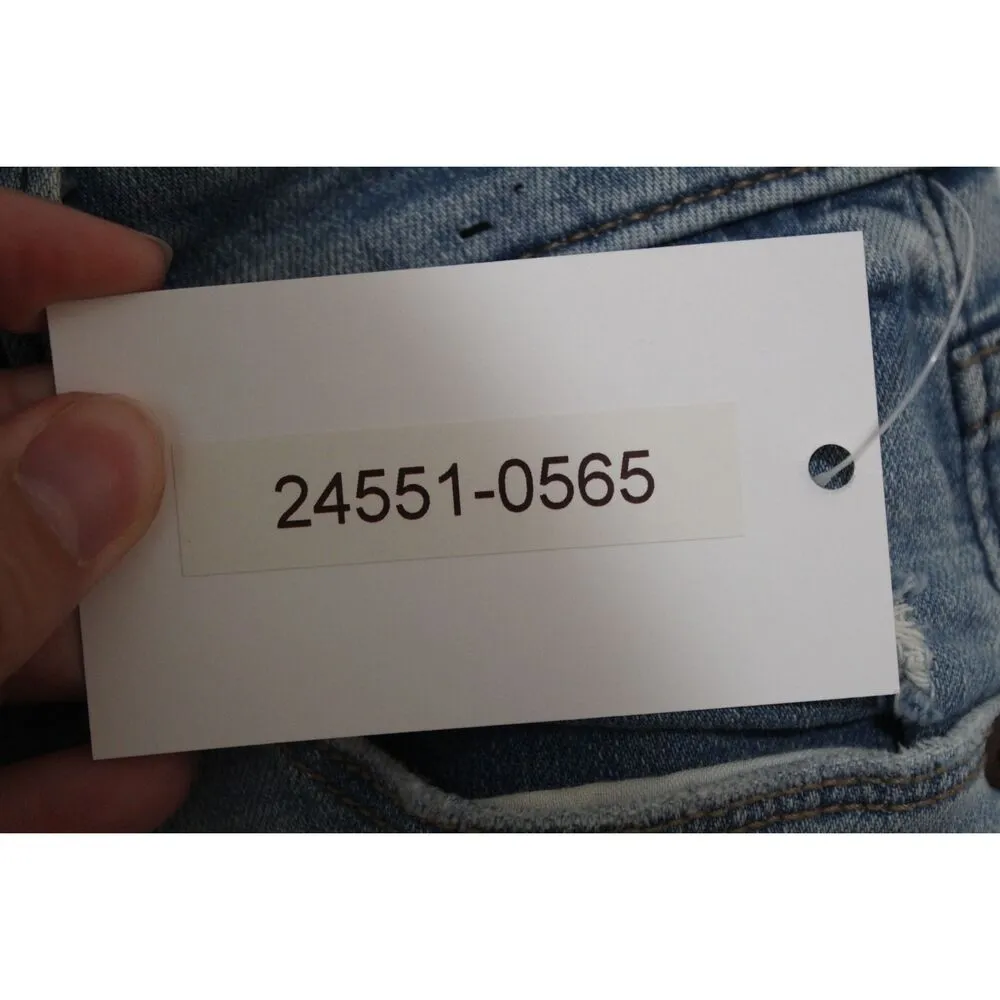 Abercrombie & Fitch Curve Love High Rise Super Skinny Ankle Blue Jeans Size 25 0 - Image 5