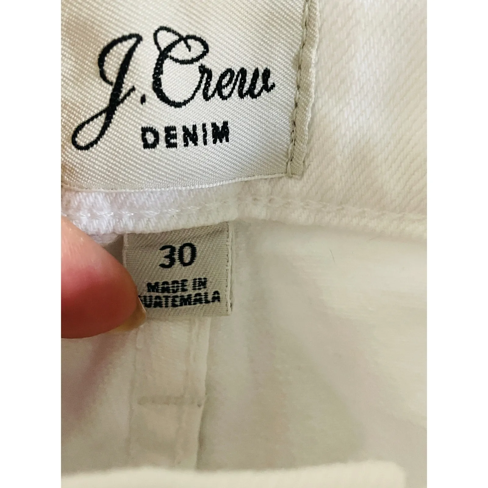 J. Crew Slim Boyfriend Jeans White Denim - Image 4