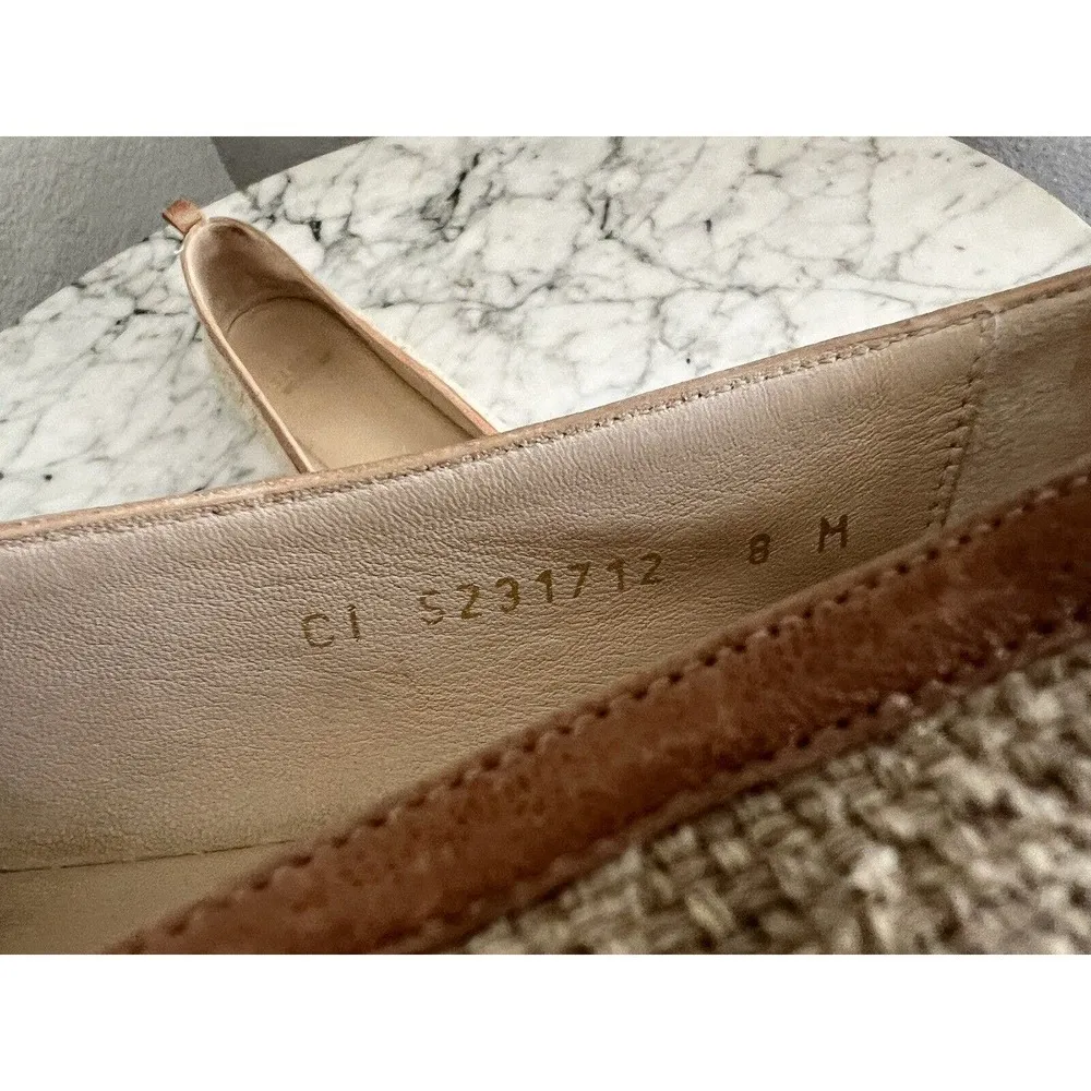 Stuart Weitzman Womens Espadrille Slip On Shoes Size 8 M Animal Print Jute - Image 6