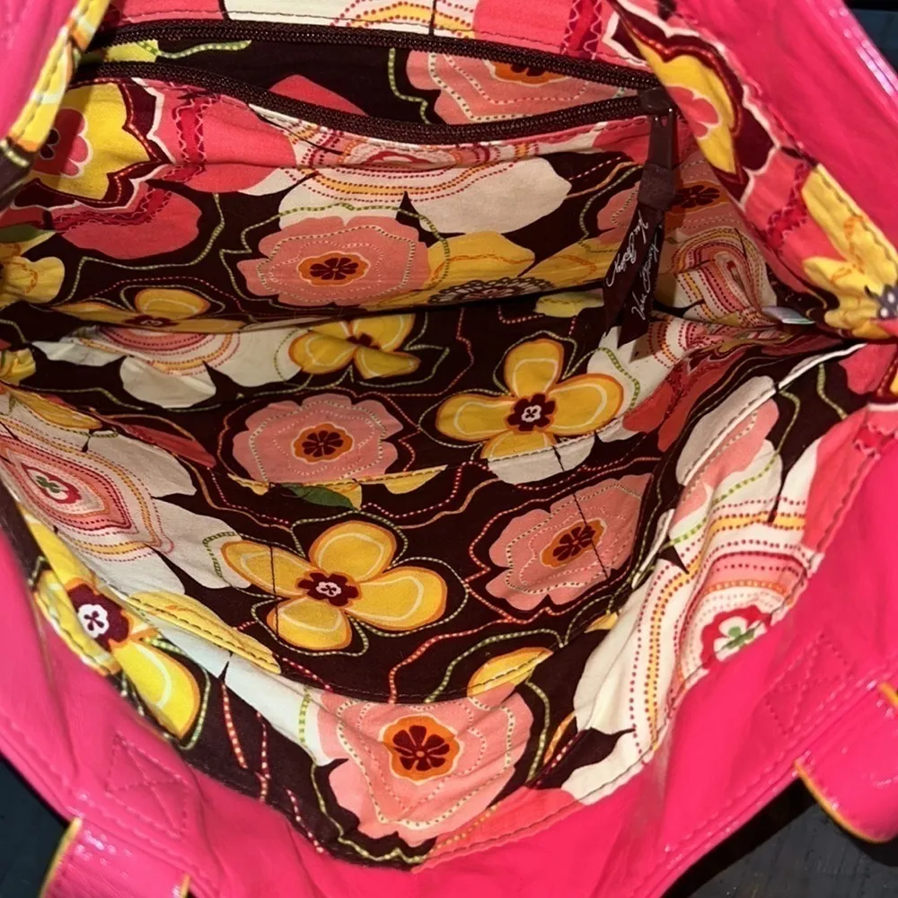 Vera‎ Bradley Frill Buttercup Shoulder Medium Floral Tote - Image 3