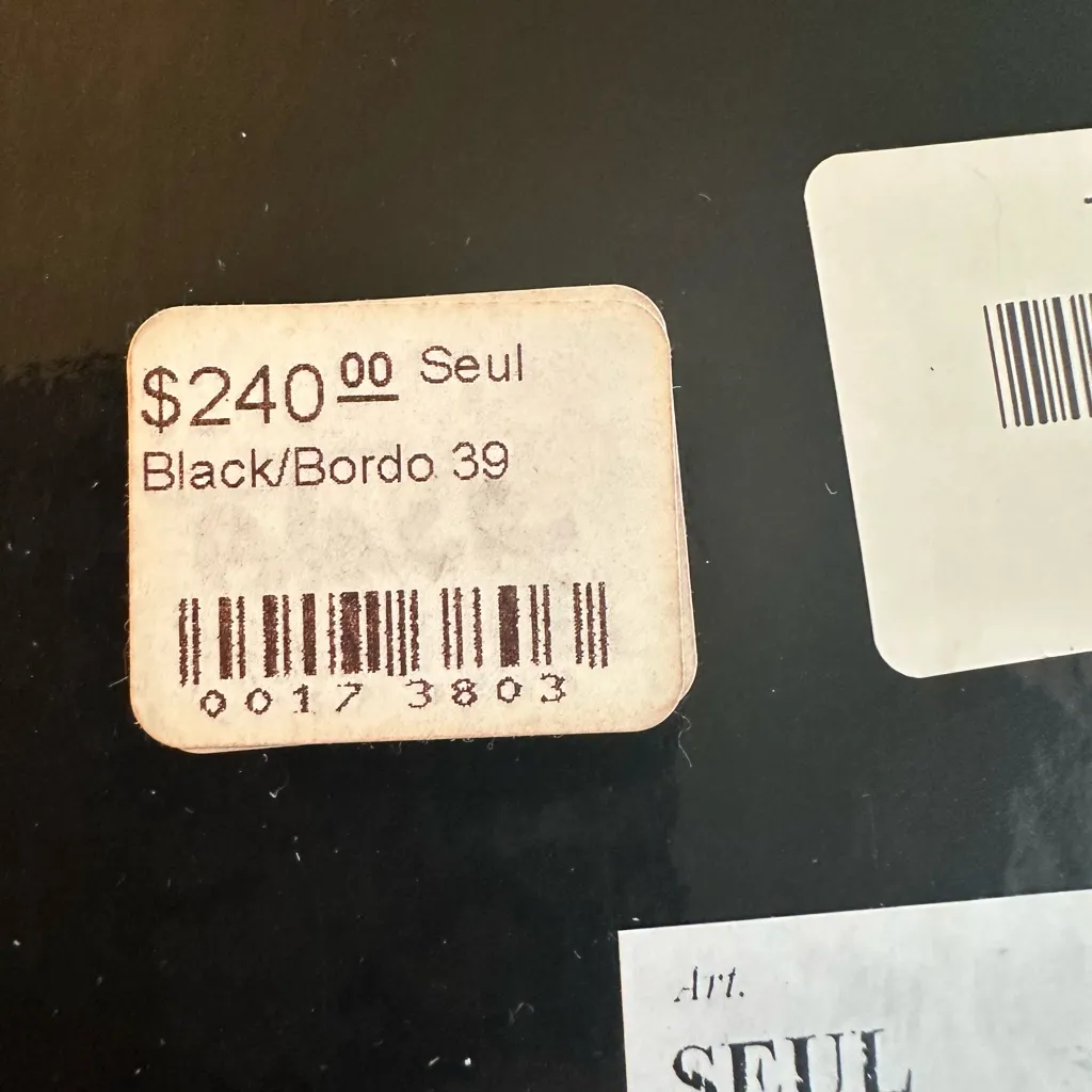 Nicola Sexton size 39 9 nwt Black and Red Ankle Boots rubber wedge $240 - Image 5