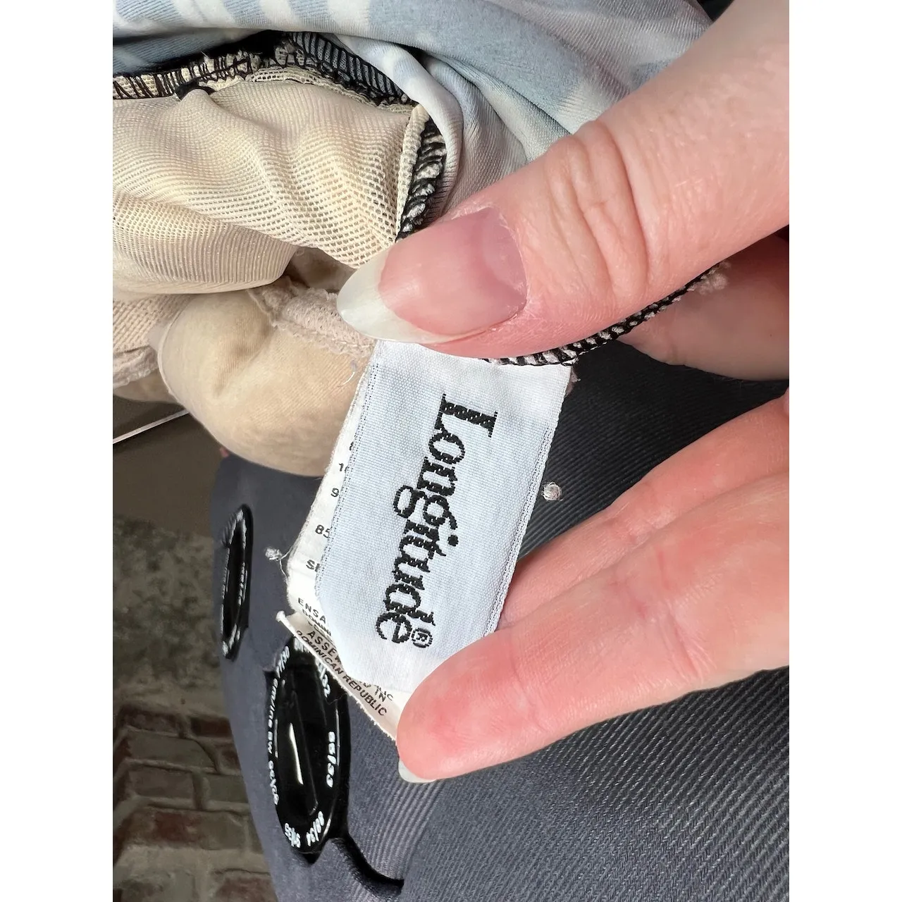 Longitude one piece swimsuit swimdress Vintage swirl black white Size 16 - Image 11