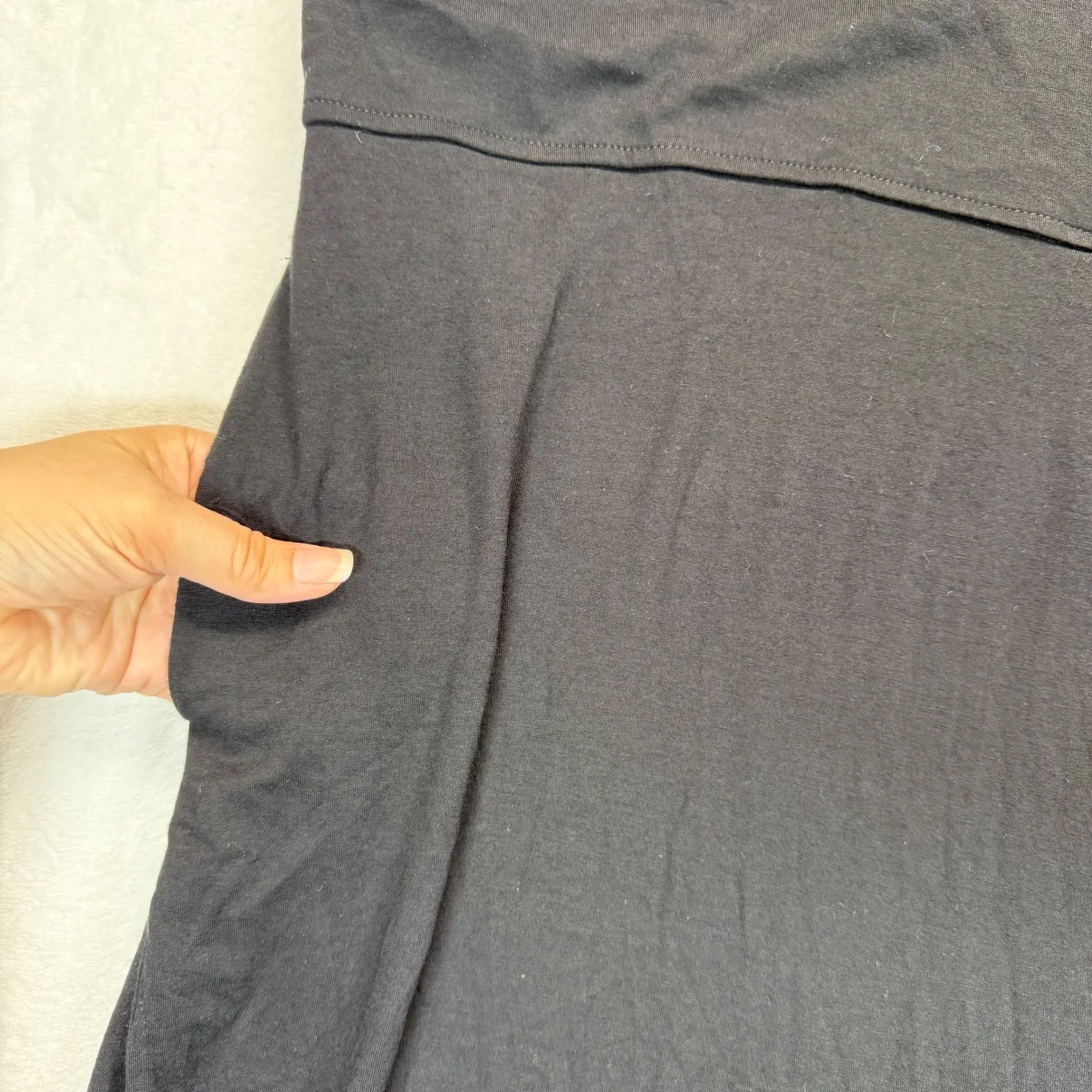 Eileen Fisher Jumpsuit Wide Leg Sleeveless Black USA Made Size‎ L - Image 6