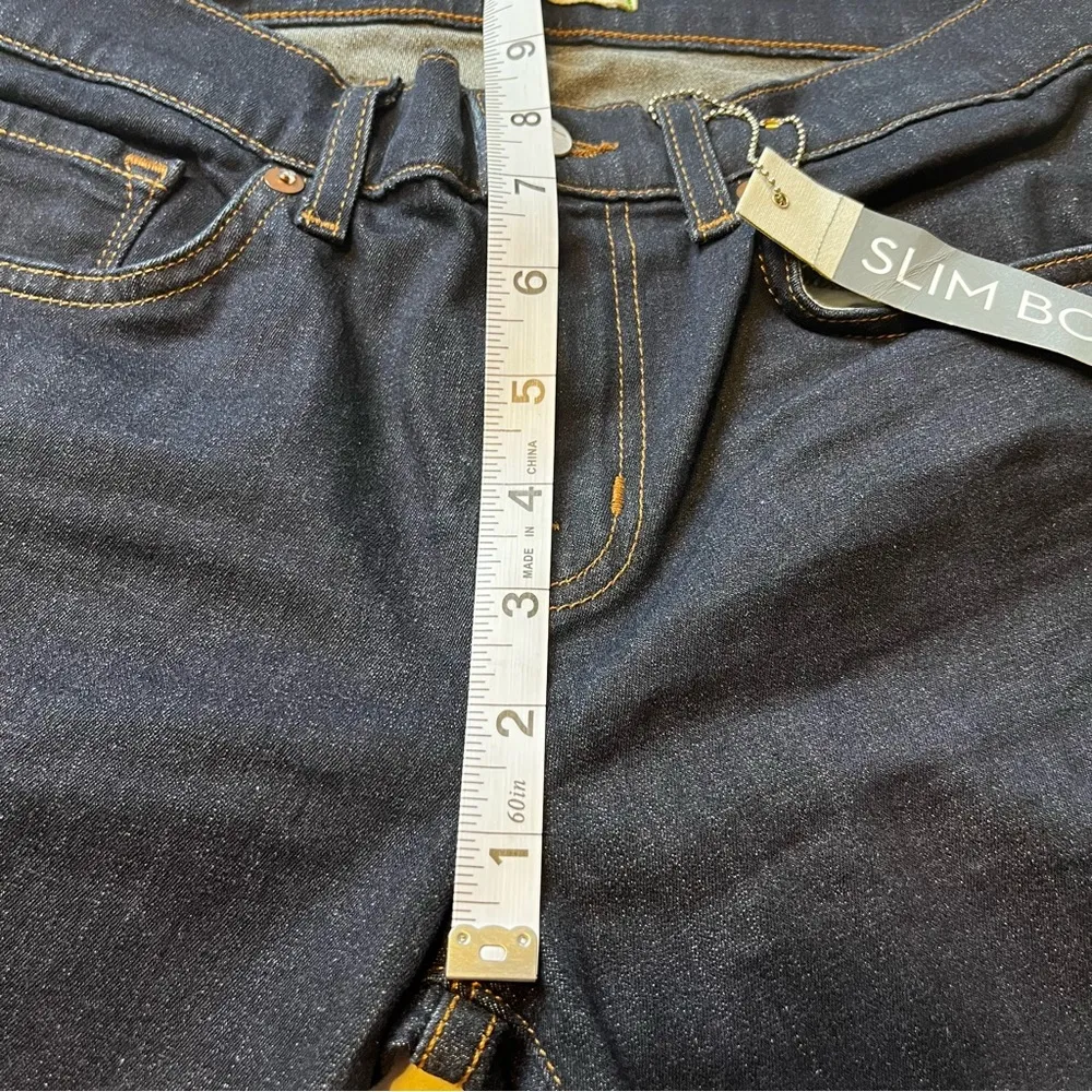 J Brand Women SZ 26 x 34 Blue Denim Jeans Slim Boot Cut Midrise Five Pockets NEW - Image 7