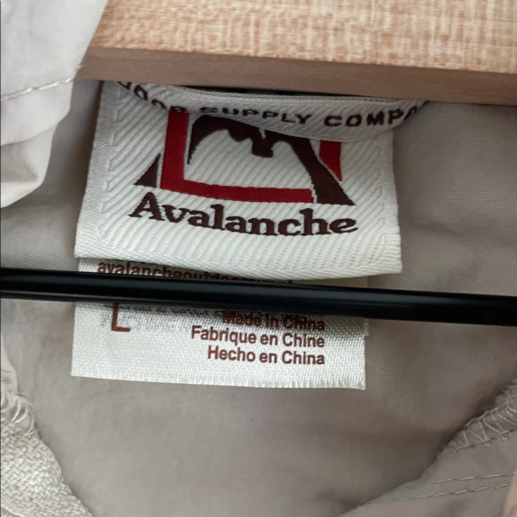 Avalanche Beige Windbreaker Jacket - Image 2
