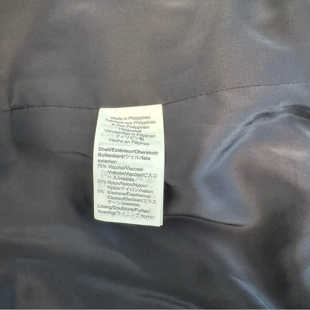 J. CREW 365 Going Out black stretch twill classic essential open front blazer 2 - Image 7