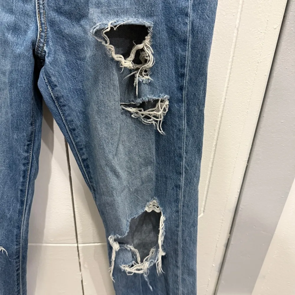 Hidden Jeans Ripped High Waist Ankle Straight Leg Jeans Blue Size 30 - Image 2