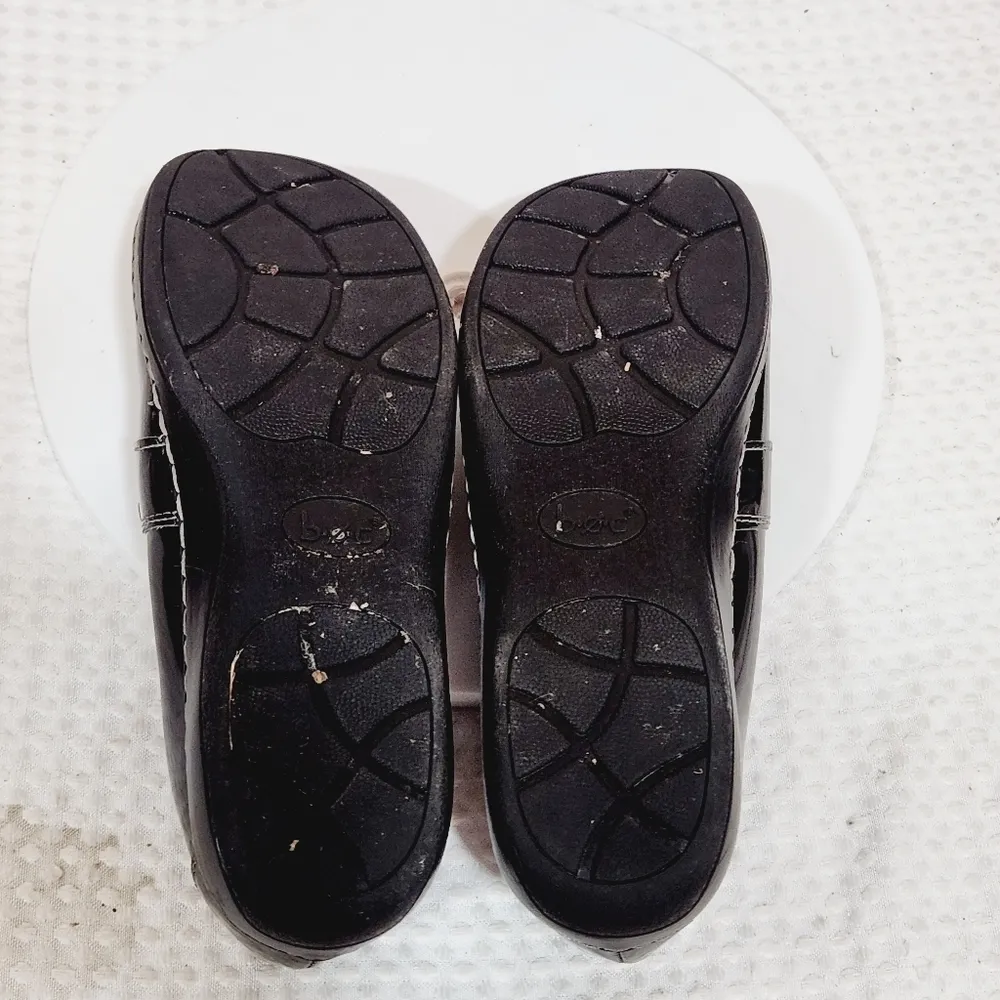 BOC Born Concept Shoes Howell Slip On Chunky Loafer Black PU Leather Sz 9.5 Brown - Image 8